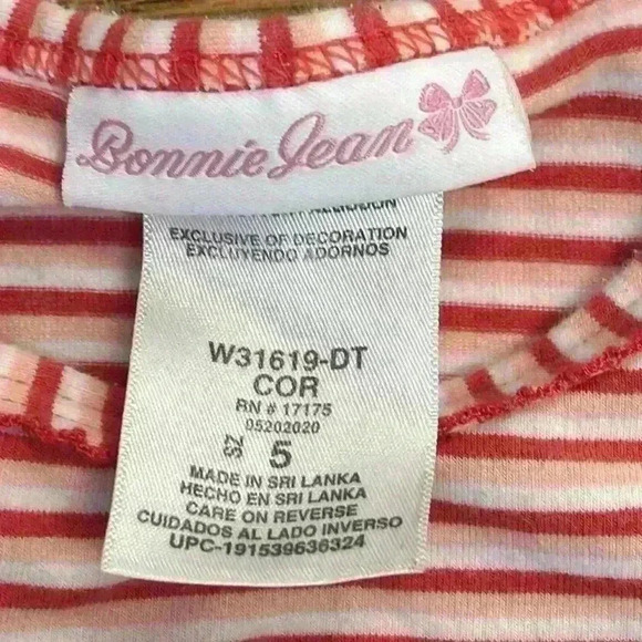 Bonnie Jean Girls' Fall Dress Plaid Pumpkin Embroidered size 5 - Picture 8 of 12